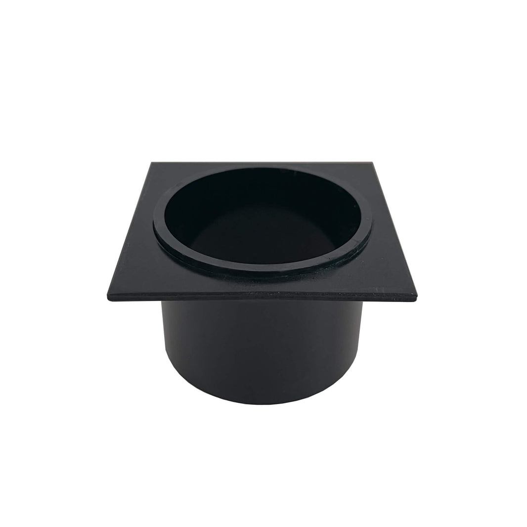 Aluminium Drain Outlet 50mm - Black